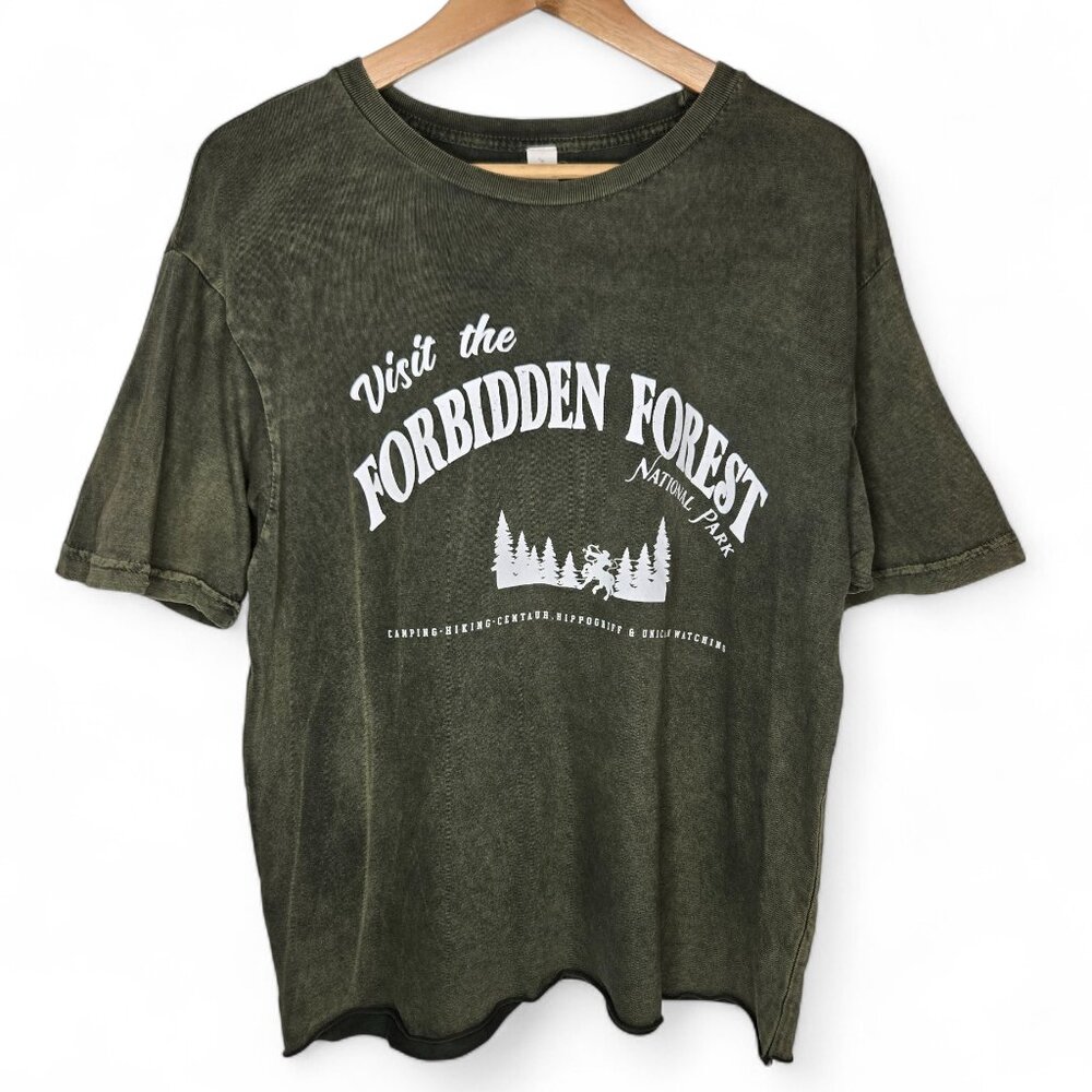 Forbidden Forest National Park Shirt Women's Harry Potter Hogwarts Witchcraft M